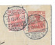 KARTENBRIEF  ENTIER POSTAL. COMPLEMENT 10CTS 1909... POUR LA FRANCE - Enveloppes