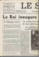 Le Roi Baudouin Inaugure L'Expo 1958 (fac-similé De La Une Du Journal Le Soir, Belgique) Du 18/04/1958 - Historical Documents
