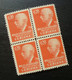 Slovenia C1942 Italy WWII Local LUBIANA Revenue Stamps - Block Of 4 Rare!!! B1 - Lotti E Collezioni