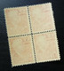 Slovenia C1942 Italy WWII Local LUBIANA Revenue Stamps - Block Of 4 Rare!!! B1 - Lotti E Collezioni