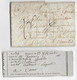 1810 - ARMEE D'ITALIE - LETTRE De COMO DEMANDANT DE L'ARGENT => CHAROLLES Avec RECEPISSE ARTICLE D'ARGENT Pour REPONSE ! - Army Postmarks (before 1900)
