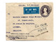 IB086 / INDIEN - Ganzsache Mit Zusatzfrankatur Rückseitig  1948 - Briefe U. Dokumente