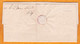 1834 - Enveloppe Pliée De Belfast, Irlande, Grande Bretagne Vers Boston, USA Par Navire Mechanic - ...-1840 Prephilately