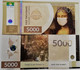 SLOVAKIA-FANTASY Banknote COVID-2020 MONA LISA 5000 Sk UNC 50 Pcs 10/2020 - Ficción & Especímenes