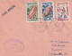 WALLIS ET FUTUNA - 1967 - ENVELOPPE POSTE AERIENNE EXPERIMENTALE De MATA-UTU => ILES GILBERT ET ELLICE (GB) - Covers & Documents