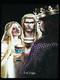 3 Of Cups ( Guinevere Athur Lancelot )  Arthur Legend Arthurian Britian Myth - A Divination & Meditation Tarot Maxi Card - Tarot