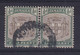 Jamaica: 1903/04   Arms    SG33a    ½d  ['Ser.et' Variety]     Used Pair - Giamaica (...-1961)