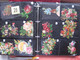 Delcampe - 19th Century Each Chromo Fotograped (count Yourself ) SCRAPS MAP09 -Flowers Bloemen Manden Kransen Planten GLANS BILDER - Flowers