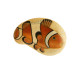 Original Painting Of A Clown Fish Hand Painted On A Smooth Beach Stone Paperweight - Presse-papiers