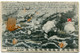 CHINE CARTE POSTALE -JAPAN & RUSSIA THE GREAT NAVAL ENGAGEMENT OF PORT.. DEPART SHANG-HAI 13 OCT 01 CHINE POUR LA FRANCE - Covers & Documents