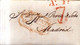 Año 1832 Prefilatelia Carta De Bocayrente A Madrid Marcas Onteniente Valencia , Porteo Y Llegada Asensio Belda - ...-1850 Prephilately