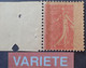 R1118/211 - 1903 - TYPE SEMEUSE LIGNEE - N°229e NEUF** - BELLE VARIETE ➤➤➤ Impression RECTO VERSO Partielle - Unused Stamps