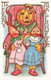 325995-Halloween, Whitney No WNY10-7, JOL Head Woman Sitting With Vegetable Head Children - Halloween