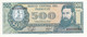 BILLETE DE PARAGUAY DE 500 GUARANIES DEL AÑO 1952 SIN CIRCULAR (UNCIRCULATED) (BANKNOTE) - Paraguay