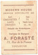 OCCITANIE TOULOUSE CARTE PARFUMEE PUBLICITAIRE ARYS - A FORASTIE MODERN HOUSE PARFUMS DE MARQUE RUE DE LA POMME ANGE - Anciennes (jusque 1960)