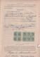 REP-413 CUBA REPUBLICA (LG1914) REVENUE 1947 DOCS 5c (10) SELLO DEL TIMBRE RECARGO 20%. - Segnatasse