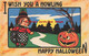 329699-Halloween, Bergman 1913 No 9086-2, Jack O Lantern Startles Dutch Boy - Halloween