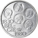 Monnaie, Belgique, 500 Francs, 500 Frank, 1980, Bruxelles,SUP,Silver Clad,KM 161 - 5 Frank