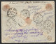 1932 TURKEY - 15gr(2) Yv.704  REGISTERED COVER To FRANCE - REDIRECTED VARIOUS TIMES! - Covers & Documents