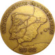 ESPAÑA. MEDALLA INAUGURACIÓN PUENTE INTERNACIONAL SOBRE EL RÍO MIÑO. 1993. CON CAJA. ESPAGNE. SPAIN MEDAL - Professionals/Firms