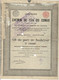 Titre Ancien - Compagnie Du Chemin De Fer Du Congo - Titre De 1896 - N°25482 - - Railway & Tramway