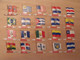 20 Plaquettes Drapeaux L'Alsacienne Américorama. Brésil Chili Cuba Salvador Argentine Paraguay... Drapeau. Lot 6 - Blechschilder (ab 1960)