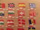 30 Plaquettes Drapeaux L'Alsacienne Drapeaurama. Pologne Europe  Monaco Autriche Andorre... Drapeau. Lot 2 - Placas En Aluminio (desde 1961)