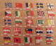 25 Plaquettes Drapeaux L'Alsacienne Drapeaurama. Vatican Europe  Monaco Autriche Andorre... Drapeau. Lot 1 - Plaques En Tôle (après 1960)