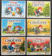 Etiketten X6 & X6' Chouffe Brewery Brasserie D'Achouffe - Beer