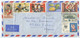 Thailand 1973 Airmail Cover Bangkok To Fumel France, Mix Of Stamps - Thailand