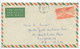 Ireland 1965 Airmail Cover Dublin To NYC Youth Of All Nations, Scott C6 Angel - Brieven En Documenten