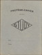 Protège Cahier Study - Carton Léger - EdT - Carte De France - Département 75 Avant 68 - Très Bon état - S