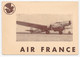 Ligne MERMOZ - Voeux Nouvel An AIR FRANCE 1947 RARE CPNA D'AFRIQUE - Niger - Avec Mention CARTE POSTALE AVION - Flugzeuge