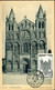 Cathédrâle D'Angoulême Cachet Ordinaire Angoulême 3 Mars 1945 Carte éditions LL Religion Monument 1er Jour Du Timbre - 1940-1949