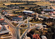 MIREBEAU - Vue Aérienne - Le Rond-Point - Château D'eau, Garage - TIrage D'éditeur - Mirebeau