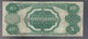 USA 1891 10 Dollars $ Thomas A. Hendricks Pick#324 RARE Pressato Lieve Restauro Fine Lotto.3017 - Silver Certificates - Títulos Plata (1878-1923)