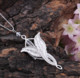 Lord Of The Rings Hobbit Aragorn Arwen EVENSTAR Collana Con Pendente In Argento - Théâtre & Déguisements