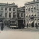 Bruxelles // Place Royale - Hotel De L' Europe (Belle Tram) 190? - Cafés, Hotels, Restaurants