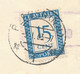 Nederland - 1963 - 15 Cent Portzegel - Enkelfrankering Op Incoming Letter From Israel - Portomarken