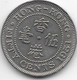 *hong-kong 50 Cents 1951  Km 27.1  Vf - Hong Kong