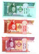 Mongolie / Lot De 3 Billets / UNC - Mongolei