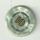 9881" FICHES-CHIPS-CASINO GRAND CERCLE-AIX LES BAINS-10 FRANCHI" " - Casino