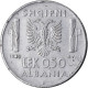 Monnaie, Albania, Vittorio Emanuele III, 0.50 Lek, 1940, Rome, TTB+, Stainless - Albanien