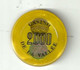 9887" FICHES-CHIPS- CASINO DE LA VALLEE-2000 LIRE" " - Casino