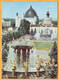 1982 1981  Russia Moscow Postcard Exhibition. Fountain. Pavilion "Cosmos". - 1980-91