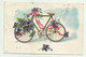 BICICLETTA ILLUSTRAZIONE A RILIEVO VIAGGIATA   FP - 1900-1949