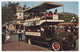 USA, Disneyland Anaheim California - Double Decker Omnibus - 1970s Vintage Chrome Postcard - Anaheim