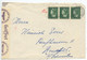 Netherlands 1941 Cover Front Amsterdam To Rensefeld Bei Schwartau Germany, Censor - Brieven En Documenten