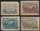 Transcaucasian Federated Republics, Russia 1923 Ararat & Oil Fields 300000R 5K 9K 18K. Michel 22 31-33. MH. - République Sociale Fédérative Soviétique