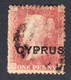 Cyprus 1880 Cancelled, Plate 208, Sc# 2,SG 2 - Chypre (...-1960)